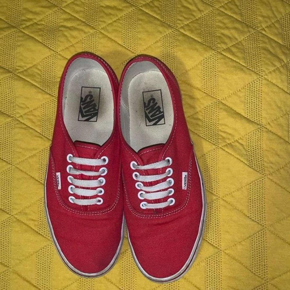Classic red vans